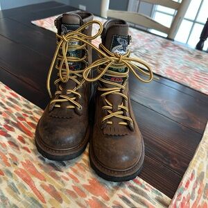 Boys Georgia boots.
